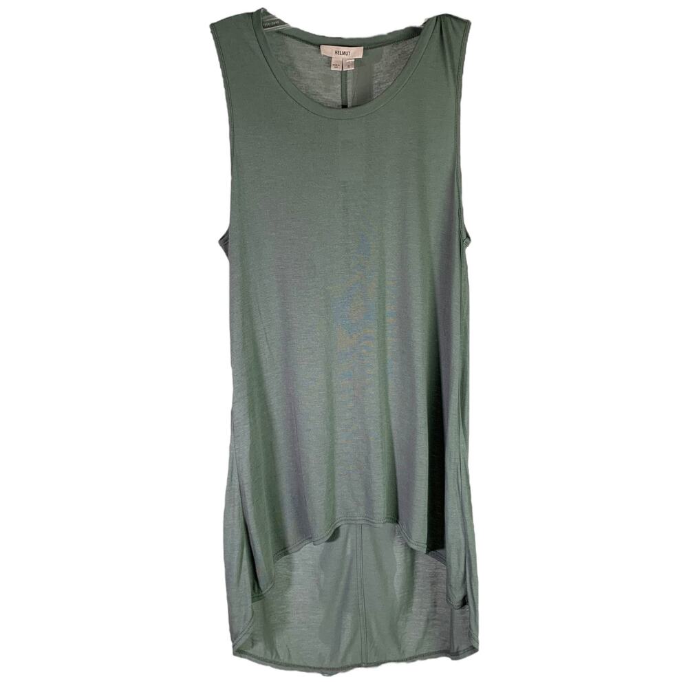 Helmut Tank Top‎ Womens S Boho Sleeveless Scoop Neck High Low Pullover NWT $95